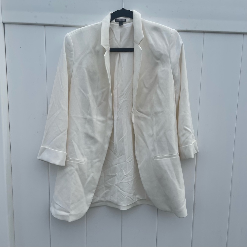 Express White Blazer Size 10